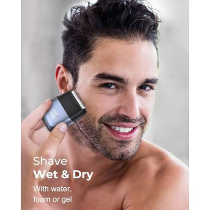Foil Shavers for Men: Mini Electric Razors for Close – Packaging