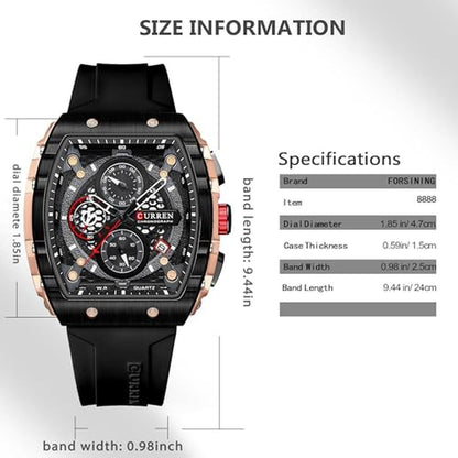 Men's Forsining Watch: Forsining Chronograph Sport Watch – Packaging