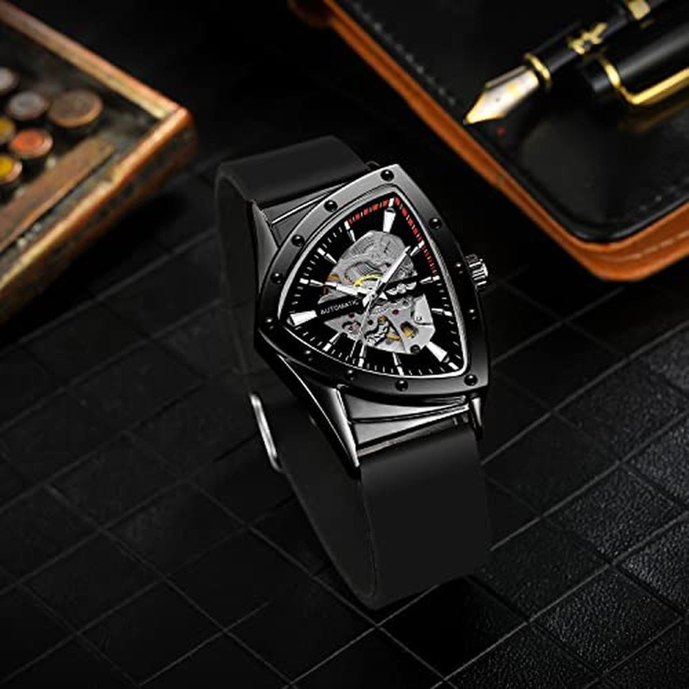 Forsining Men's Automatic Mechanical Skeleton Watch – Packaging