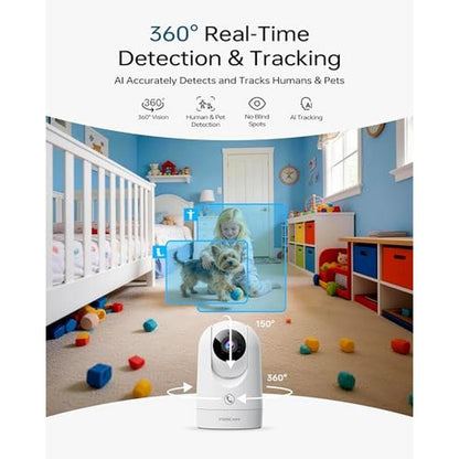 Camera FOSCAM 4K Indoor: FOSCAM WiFi Camera with 360 Radar – Packaging