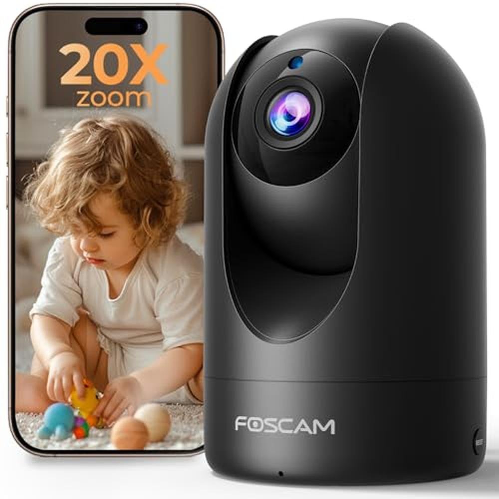 Camera Detection: FOSCAM Home Security Camera R4S 4MP WiFi – Front View