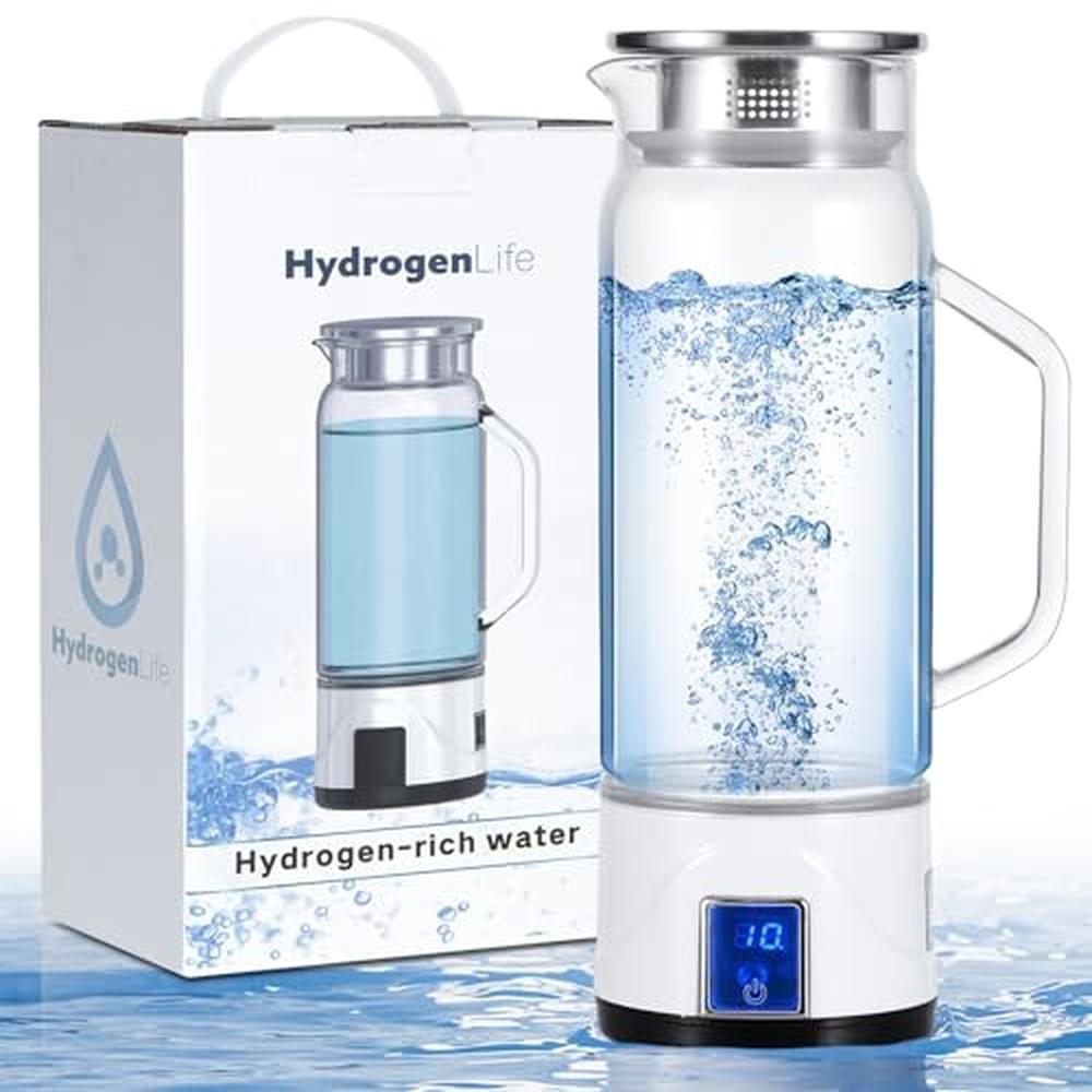 Hydrogen Water: FRAMICS Large Hydrogen Water Bottle 2024 – Front View
