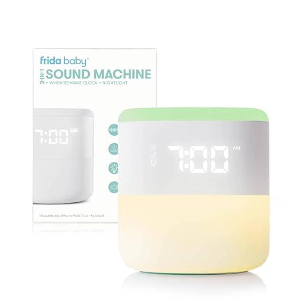 Alarm Clock: Frida Baby 3-in-1 Sound Machine Nightlight – Front View