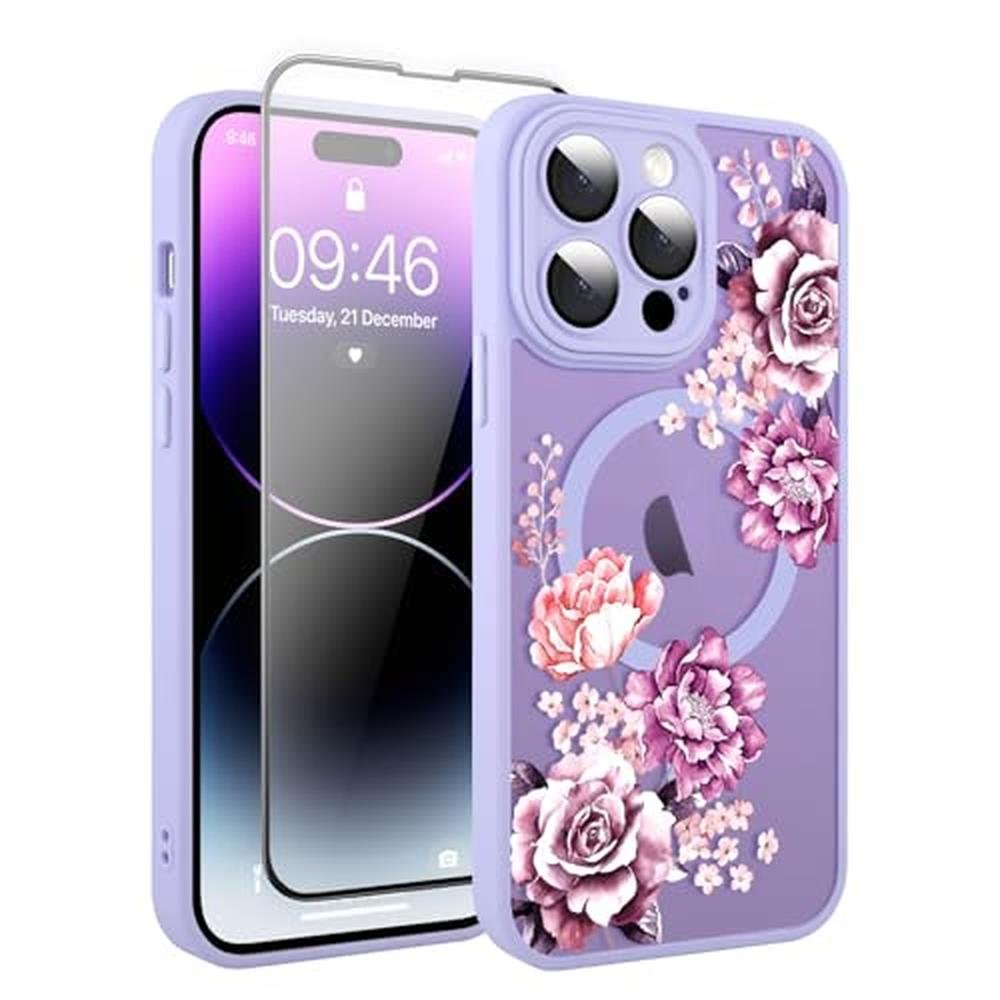 Fsoole Magnetic: iPhone 14 Pro Max Case 6.7 – Front View