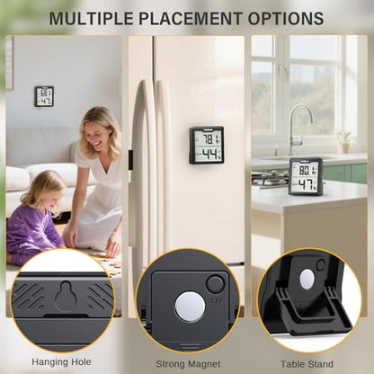 Humidity Meter: FUMMDUS 3 Pieces Digital Hygrometer Indoor – Packaging