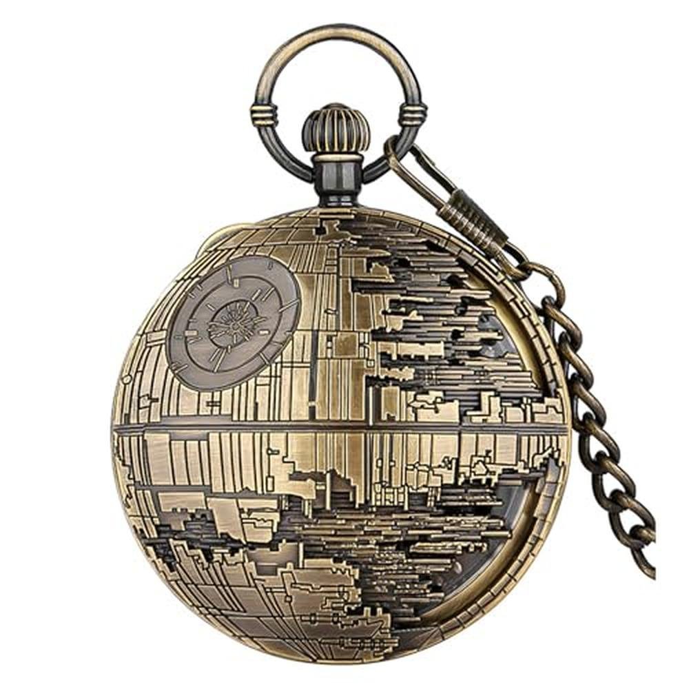 Pocket Watch: Fungorgt Bronze Pocket Watch Chain with – Front View