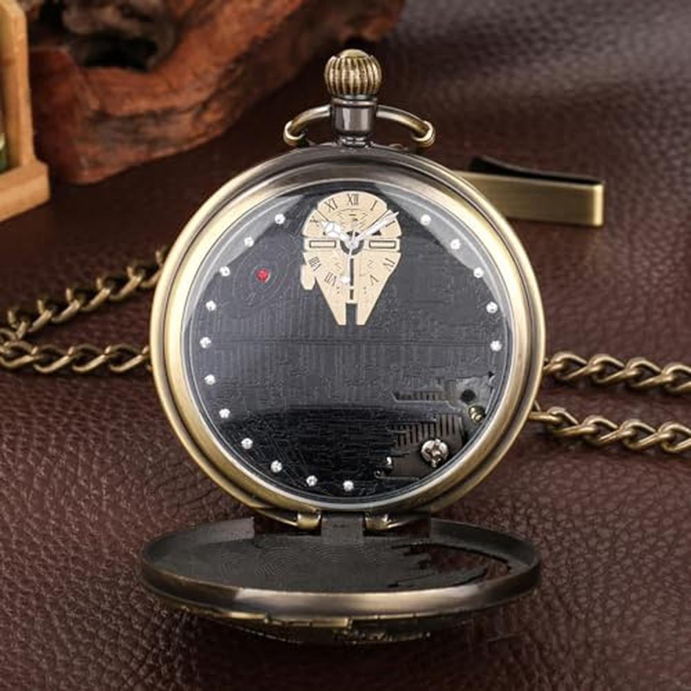 Pocket Watch: Fungorgt Bronze Pocket Watch Chain with – Close-up Detail