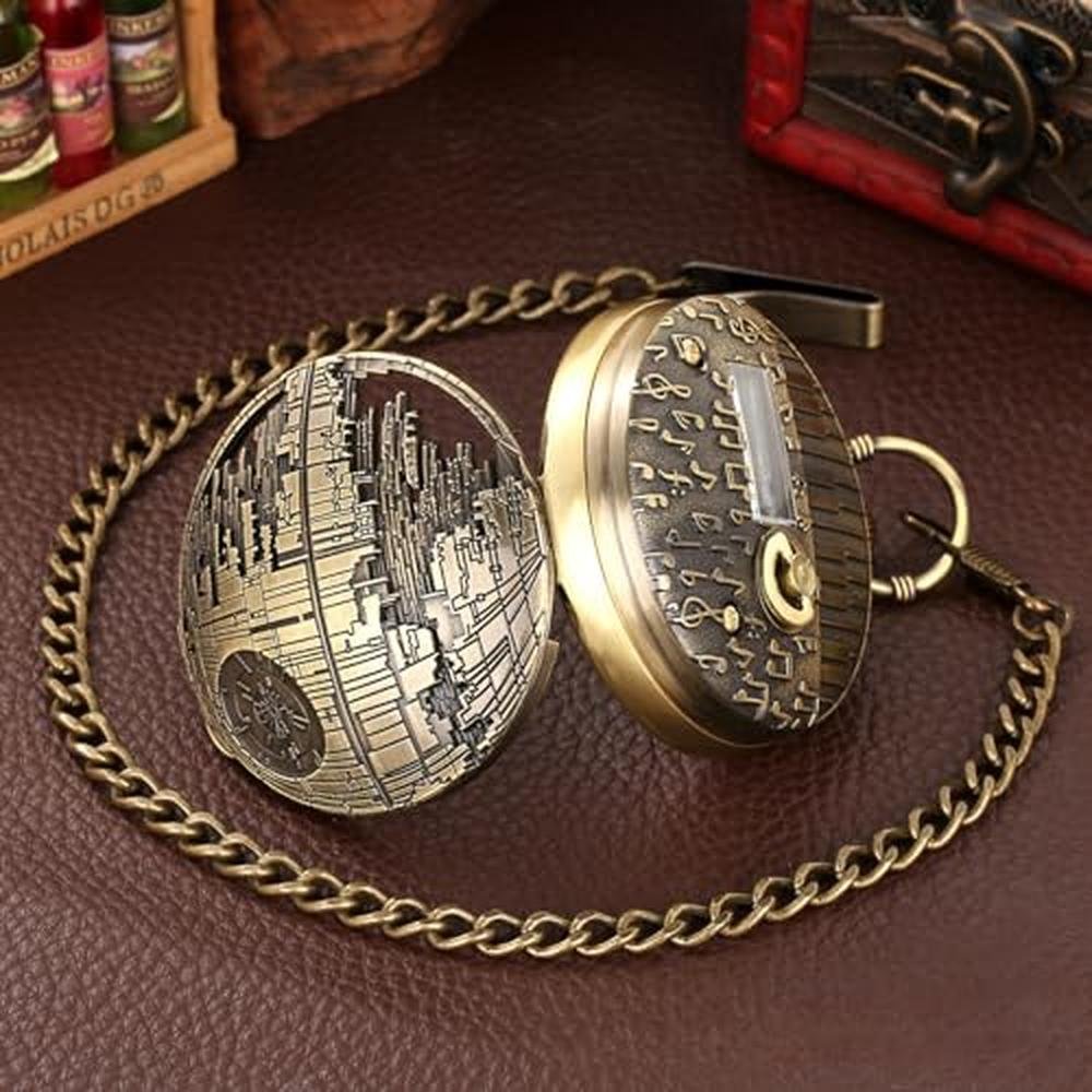 Pocket Watch: Fungorgt Bronze Pocket Watch Chain with – In Use