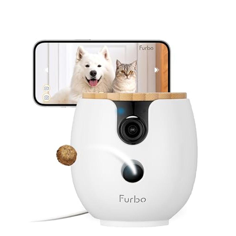Furbo 360 Mini: 2K QHD Pet Camera with Rotating Treat – Front View