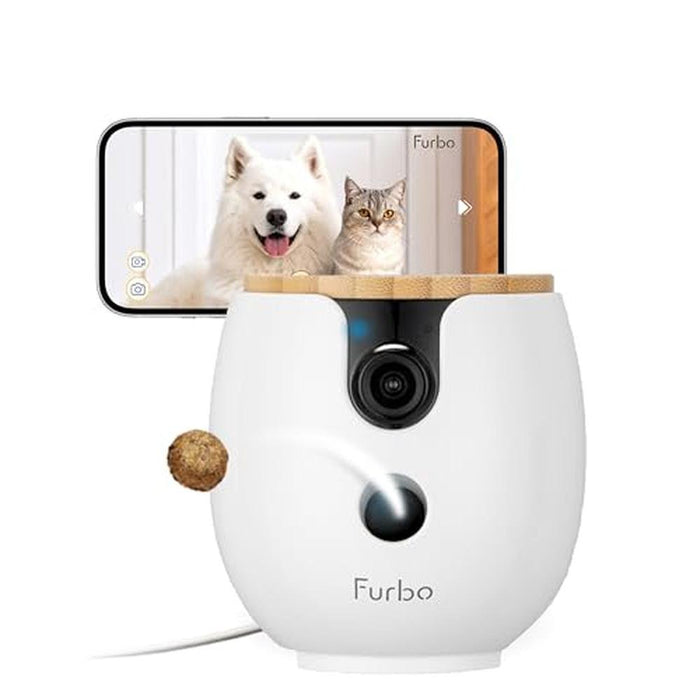 Furbo 360 Mini: 2K QHD Pet Camera with Rotating Treat – Front View