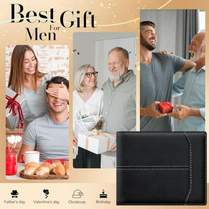furid Leather Card Wallet For Men Slim: RFID Minimalist – In Use