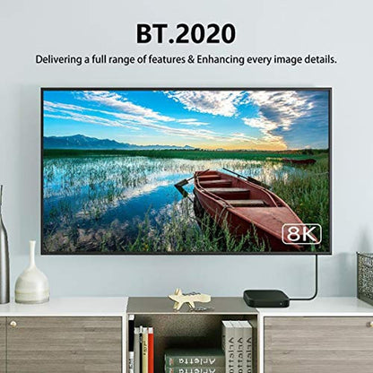 Fiber Cable: FURUI 8K Fiber HDMI Cable 33ft – In Use