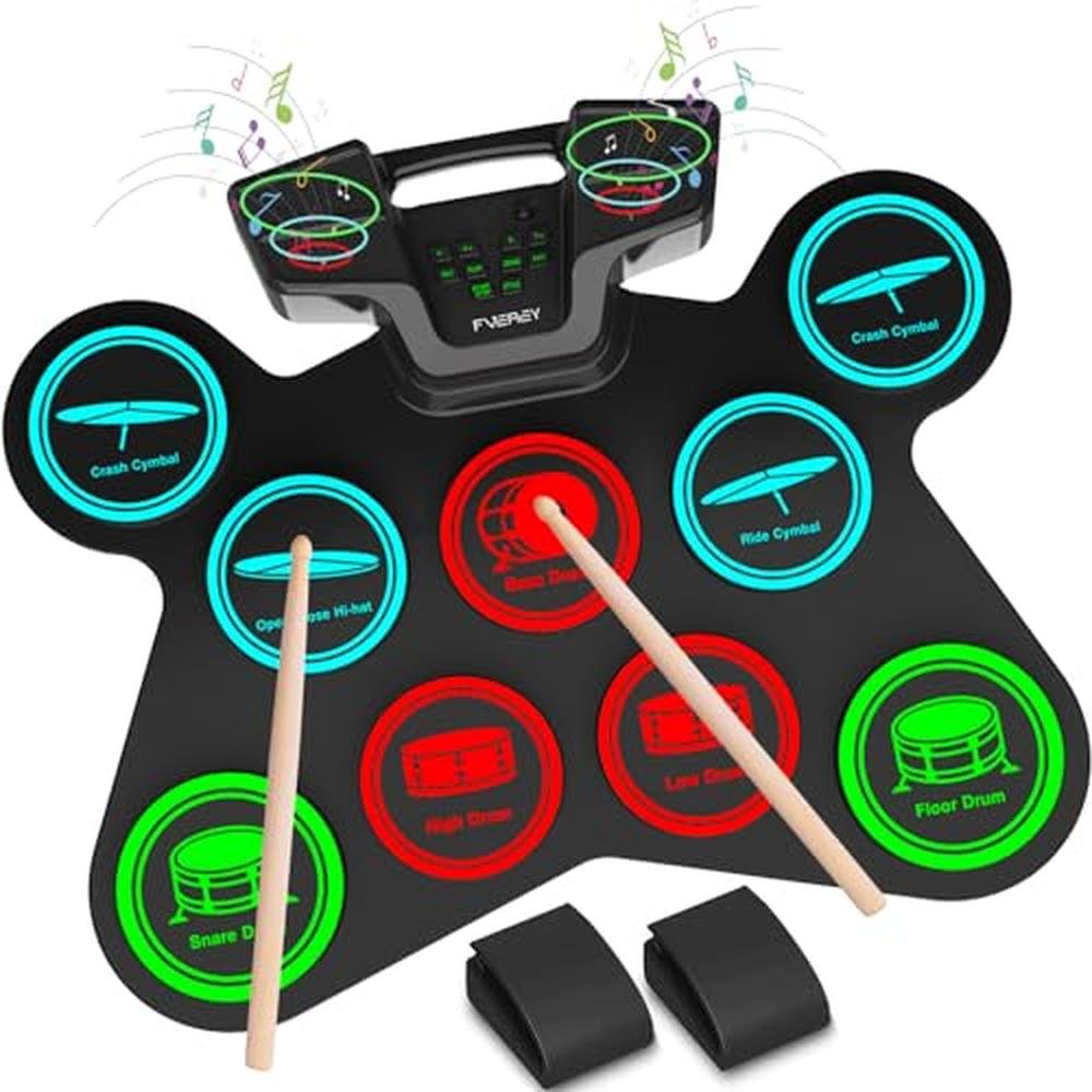 Drum Fverey Electronic Drum Set for Kids – Front View
