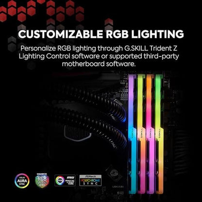G Skill Trident Z RGB Series DDR4 RAM – Close-up Detail