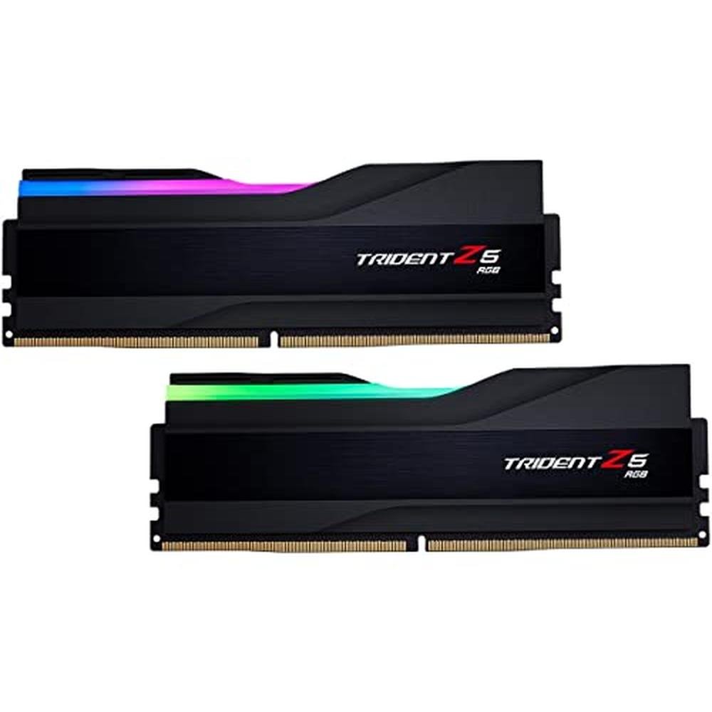 G Skill Trident: DDR5 RAM 6800MT/s CL34 46-46-108 1.35V – Front View