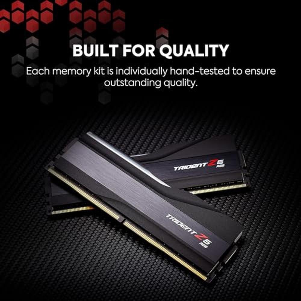 G Skill Trident: DDR5 RAM 6800MT/s CL34 46-46-108 1.35V – Packaging