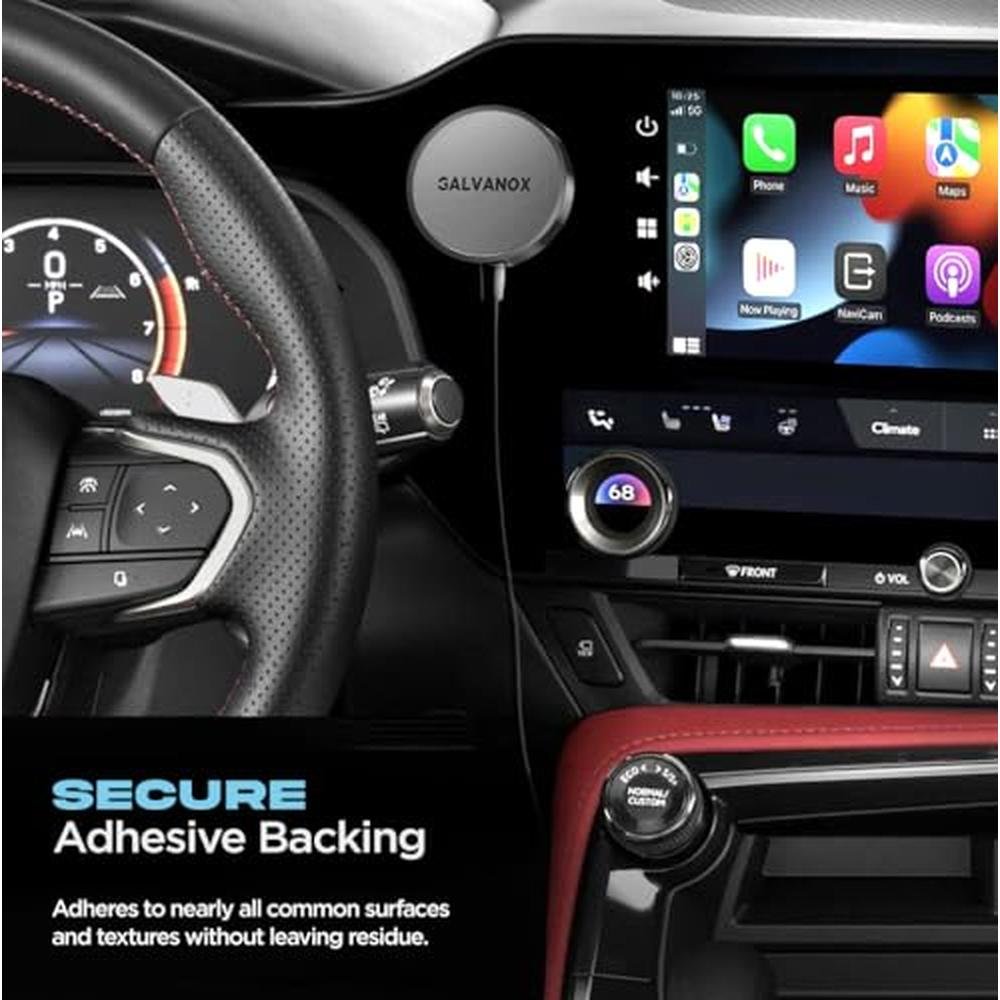 Galvanox Stick-On Magnetic Wireless Charger – Side View