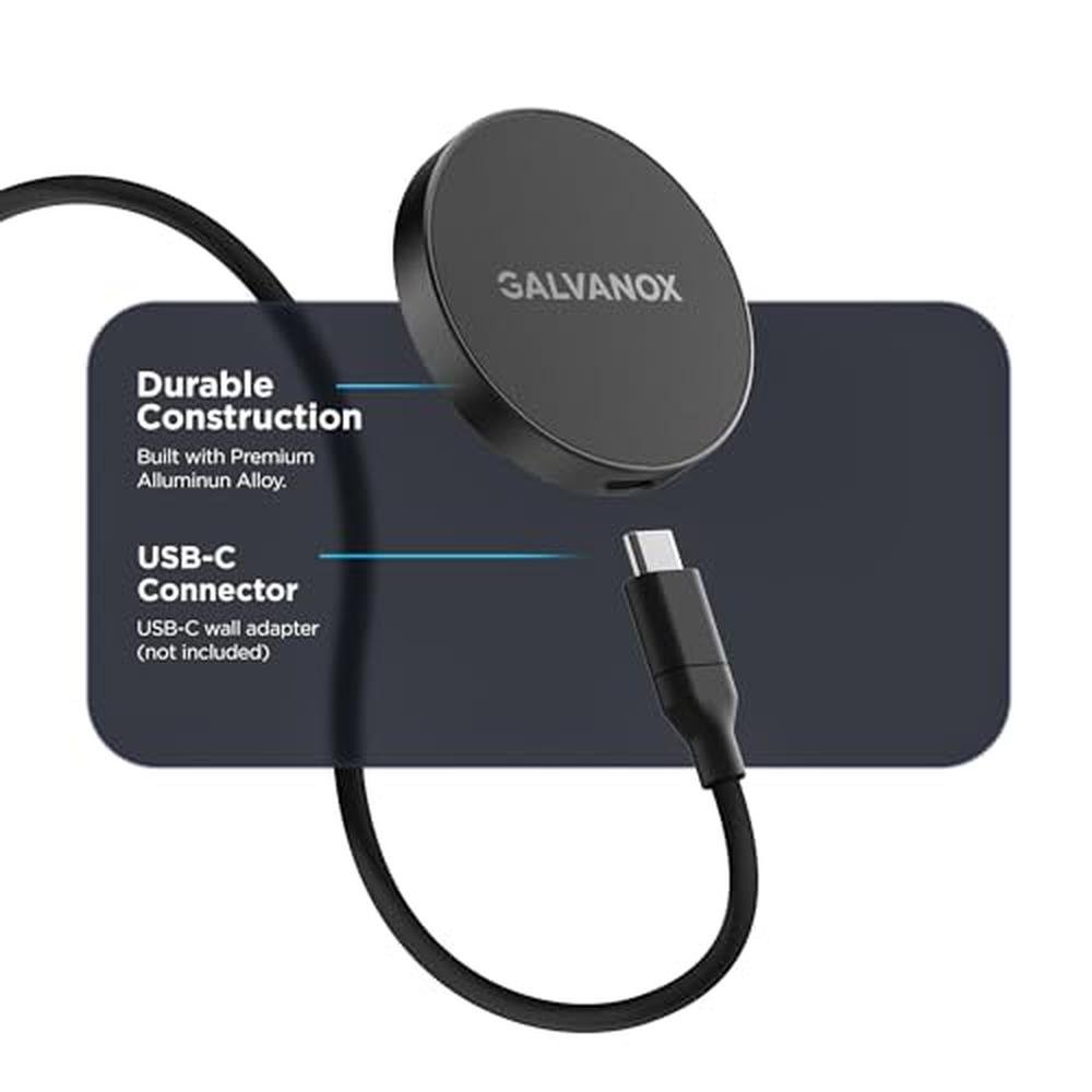 Galvanox Stick-On Magnetic Wireless Charger – Close-up Detail
