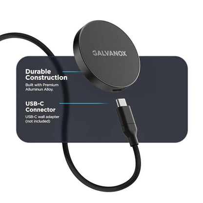 Galvanox Stick-On Magnetic Wireless Charger – Close-up Detail
