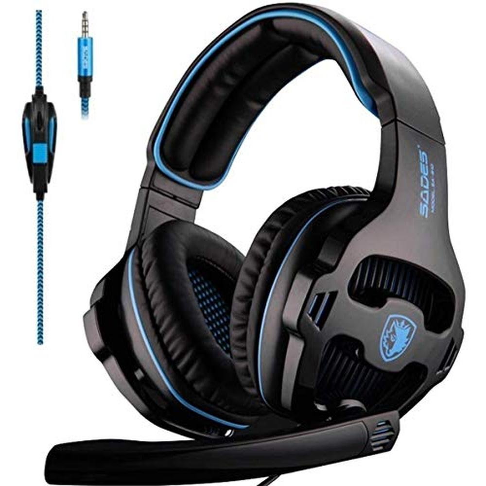 Gaming Headset: SADES PS5 Wireless Gaming Headset with Mic – Front View