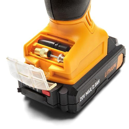 Gearwrench 20V: Rechargeable 160 PSI Tire Inflator GWAIR160 – Close-up Detail