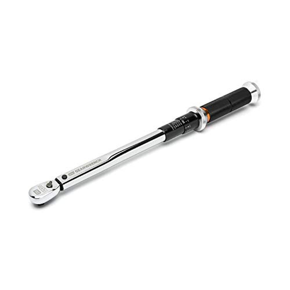 GEARWRENCH 3/8" Drive 120XP Micrometer Torque Wrench 10-100 – Side View