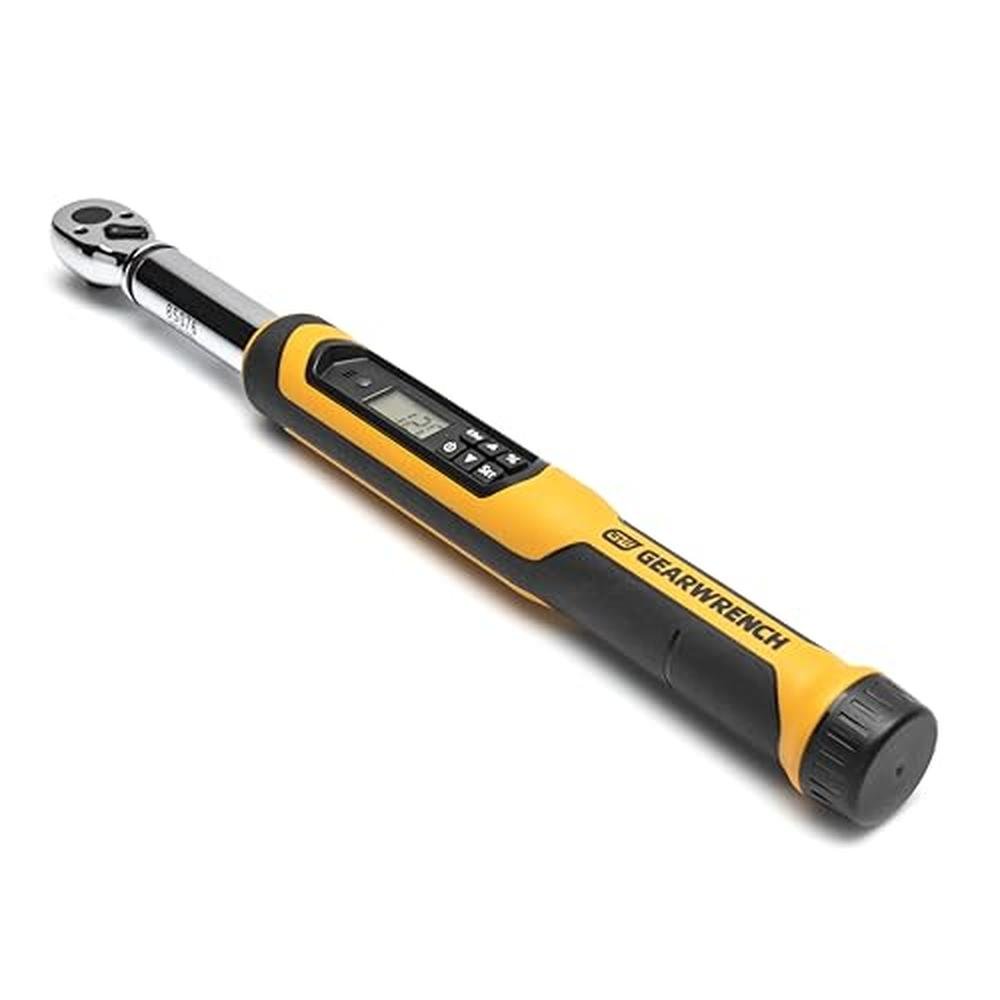 GEARWRENCH 3/8 Drive Electronic Torque Wrench 7.4-99.6 FT LB – Side View