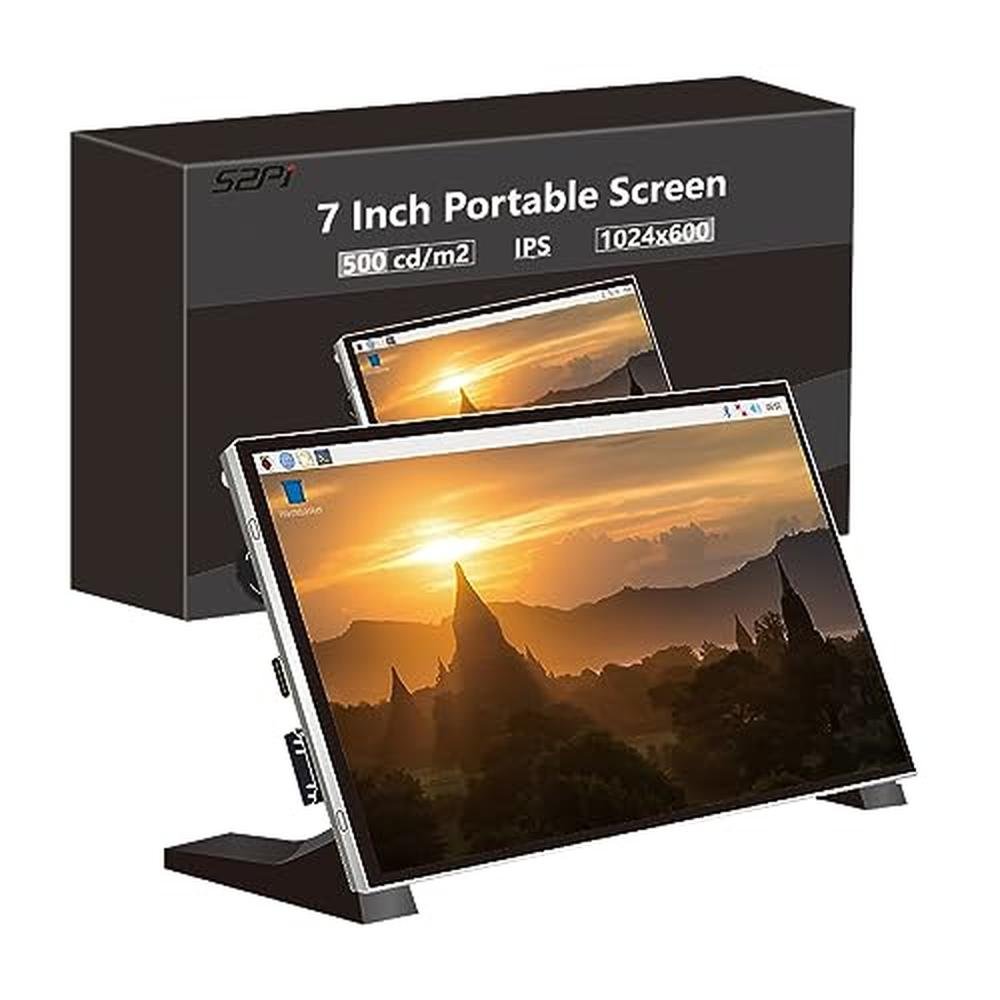 Geeekpi 7 Inch Screen for Raspberry Pi – Side View