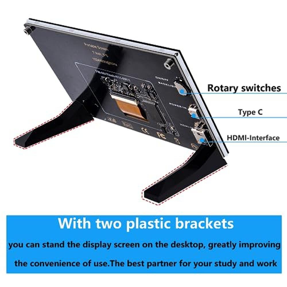 Geeekpi 7 Inch Screen for Raspberry Pi – Close-up Detail