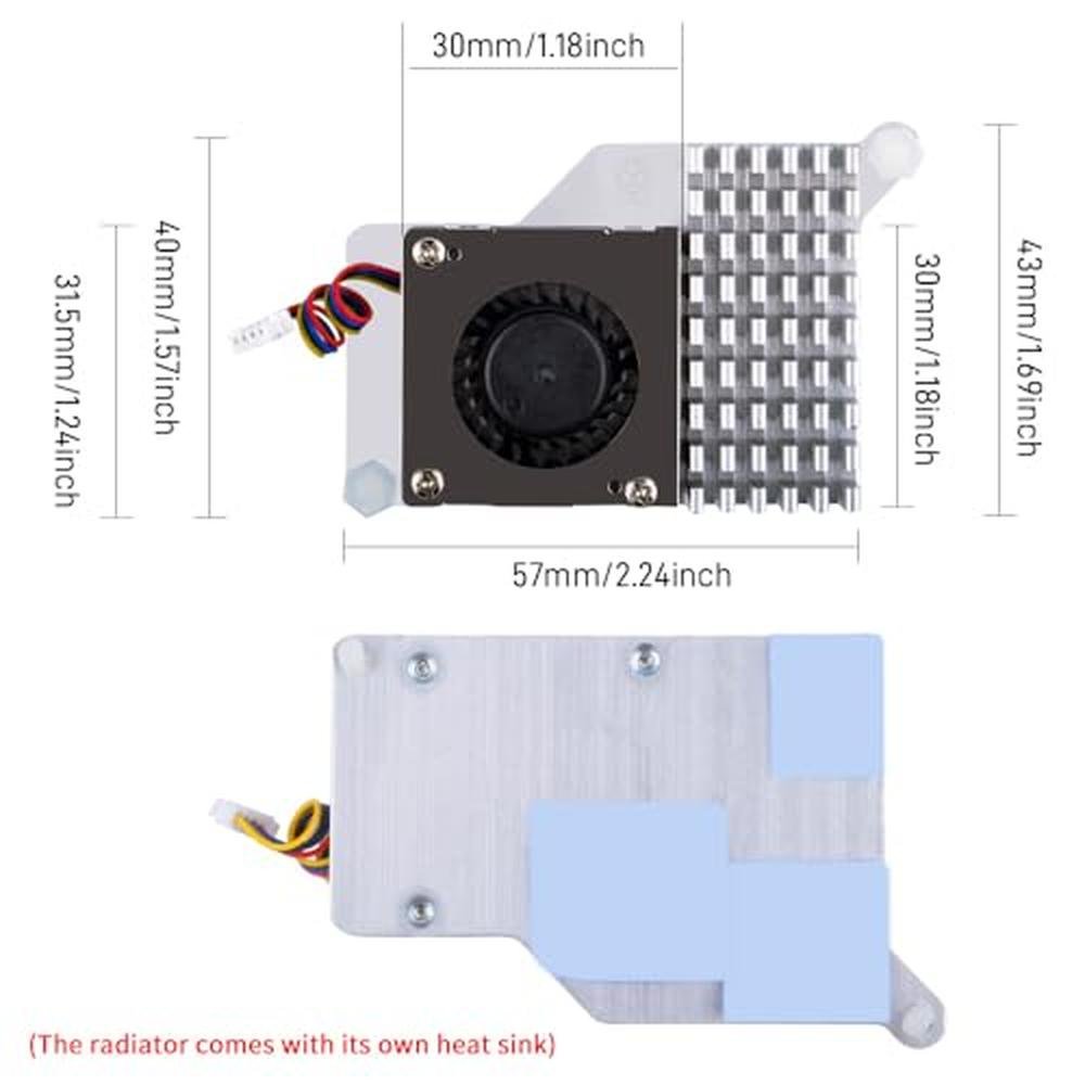 Raspberry Pi 5 Case: GeeekPi Metal Case with Active Cooler – In Use