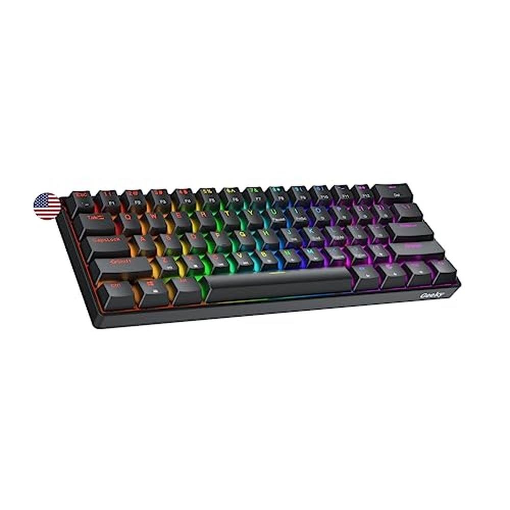 Mechanical Geeky: Geeky GK61 60% Hot Swappable Mechanical – Front View