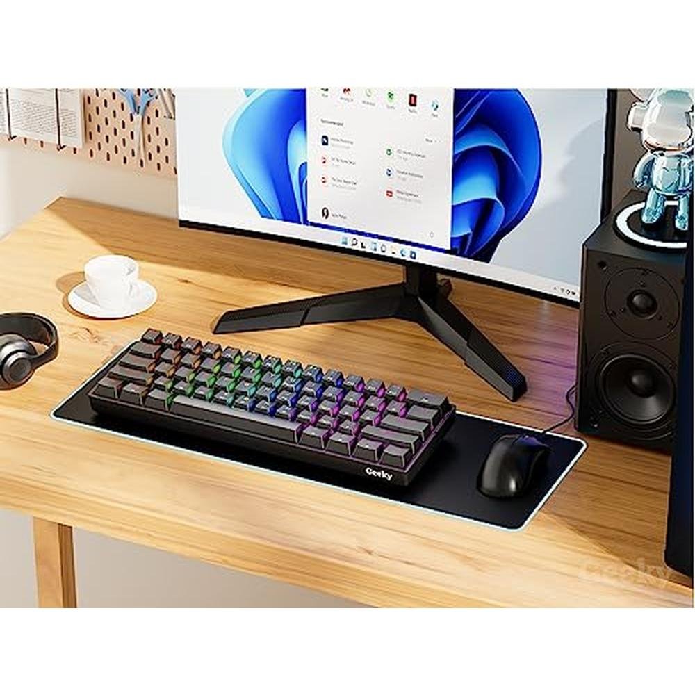 Mechanical Geeky: Geeky GK61 60% Hot Swappable Mechanical – In Use