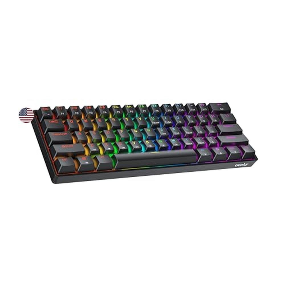 Mechanical Geeky: GK61 SE 60 Mechanical Gaming Keyboard – Front View
