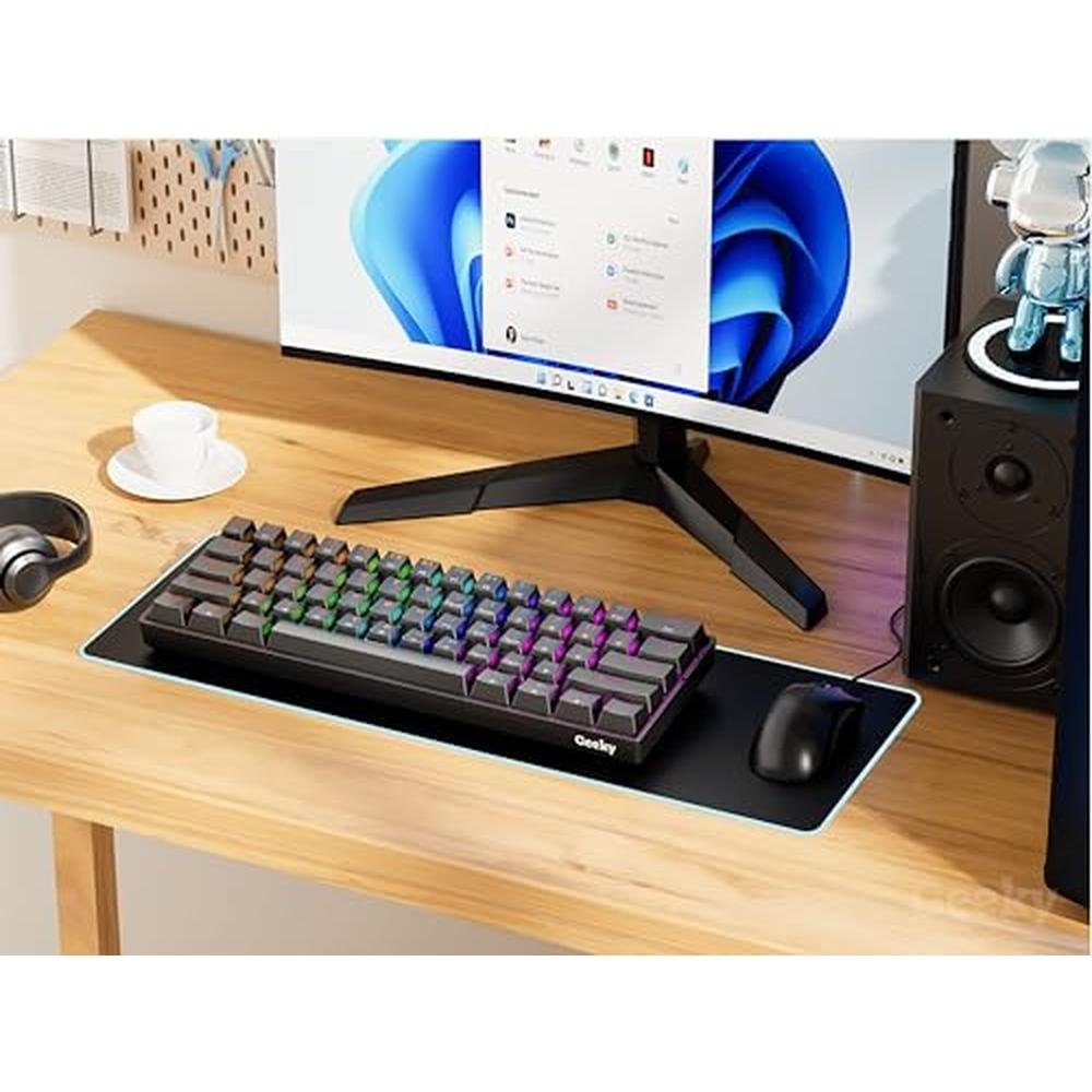 Mechanical Geeky: GK61 SE 60 Mechanical Gaming Keyboard – In Use
