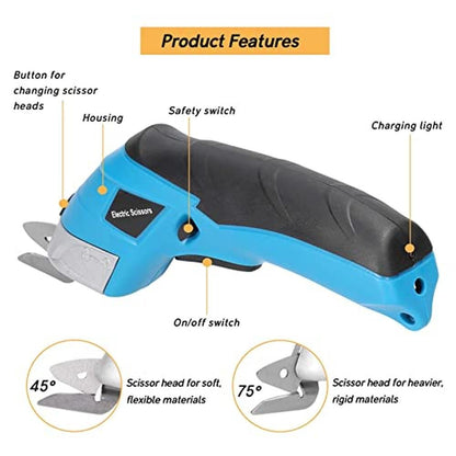 Electric Scissors: Geevorks Cordless Electric Scissors with – In Use