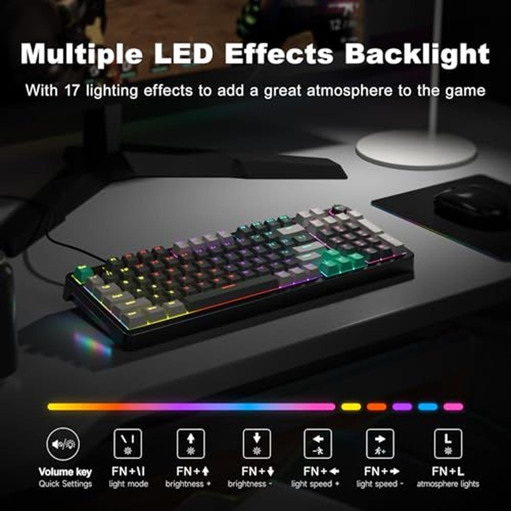 Geezer Mechanical Gaming Keyboard – Close-up Detail