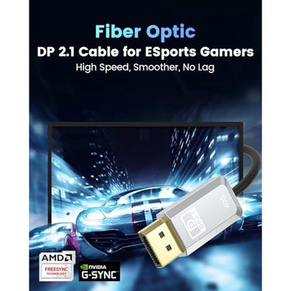 16k Cable: Geohn G DisplayPort Cable 2.1 – In Use