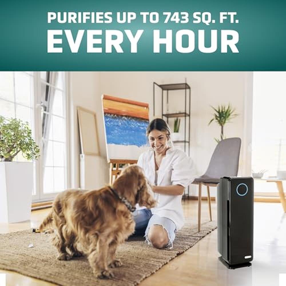 Air HEPA Purifier: GermGuardian 5-in-1 AC4300BPTCA – Side View