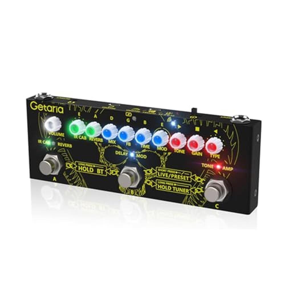 Guitar Multi Effects Pedal: Getaria Cube Baby Multi Effects – Front View