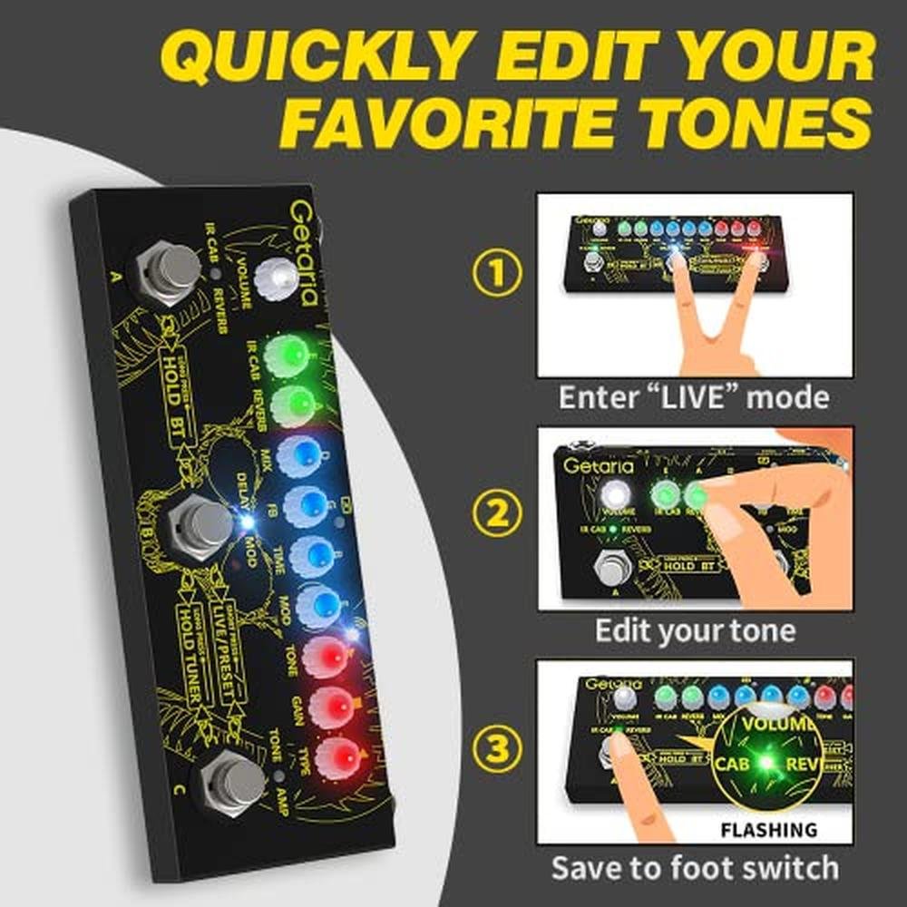 Guitar Multi Effects Pedal: Getaria Cube Baby Multi Effects – Packaging