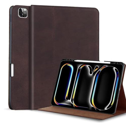 Gexmil Genuine Leather Case for iPad Pro 13 Inch – Front View