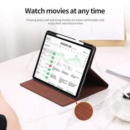 Gexmil Genuine Leather Case for iPad Pro 13 Inch – In Use