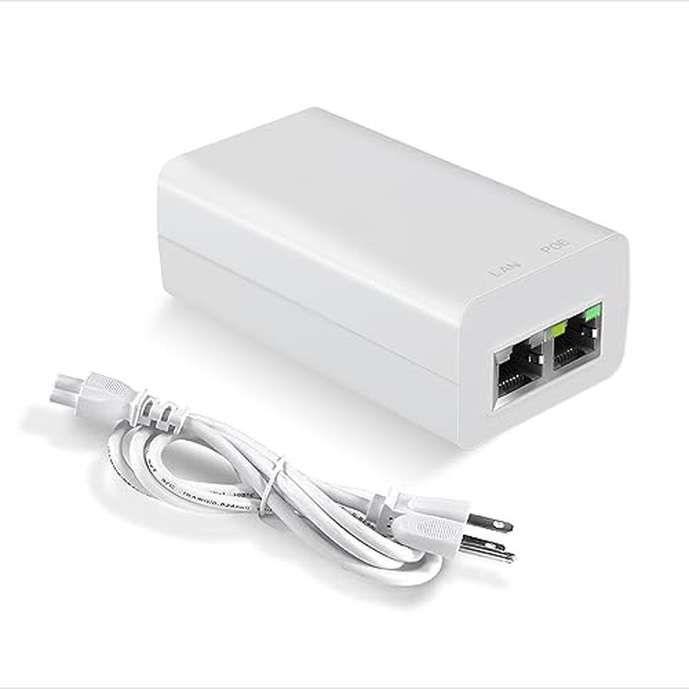 PoE Injector: Gigabit PoE Injector 48V 15W Single Port – Front View