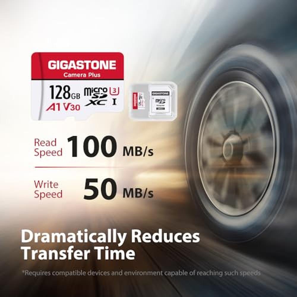 Camera Gigastone: Gigastone 128GB Camera Plus Series Memory – Side View