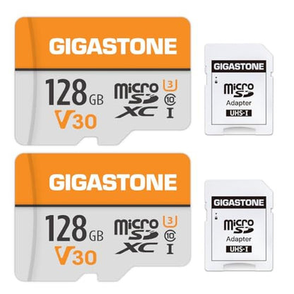 Gigastone 128GB Micro SD Card – Front View