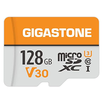 V30 Gigastone: Gigastone 128GB Micro SD Card A1 V30 – Front View