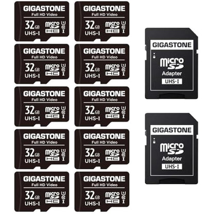 Gigastone 32GB Micro SD Card: High-Speed Storage for Full – Front View