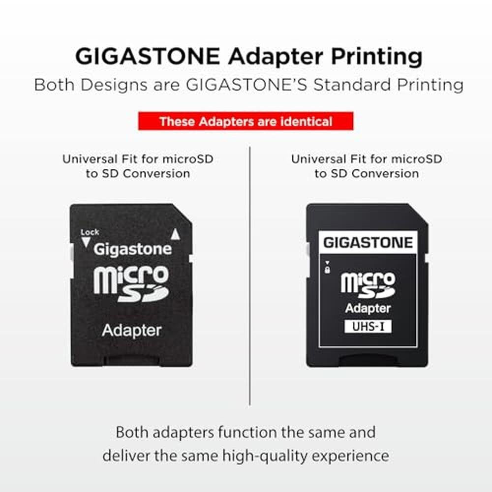 Gigastone 32GB Micro SD Card: High-Speed Storage for Full – Side View