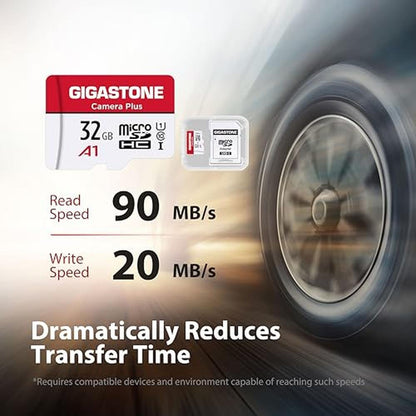 Gigastone 32GB: Micro SD Card 5-Pack – Side View