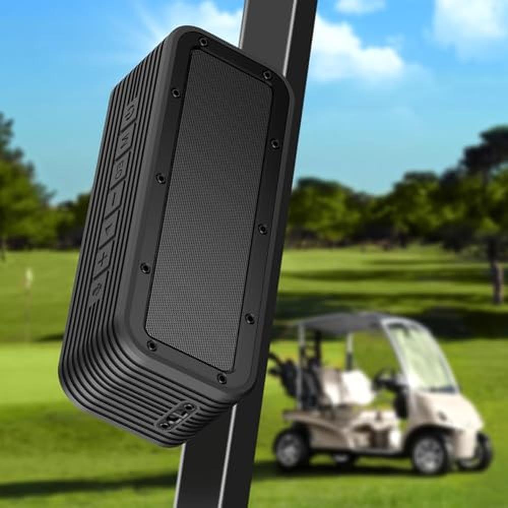 Golf Cart Speaker: GIIKNEW 40W Loud Stereo Sound Magnetic – Front View
